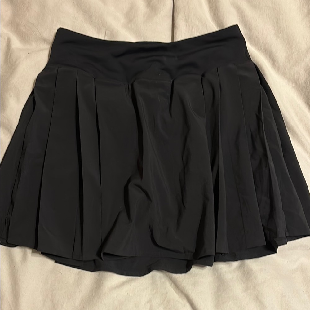 Black Lululemom Tennis Skirt